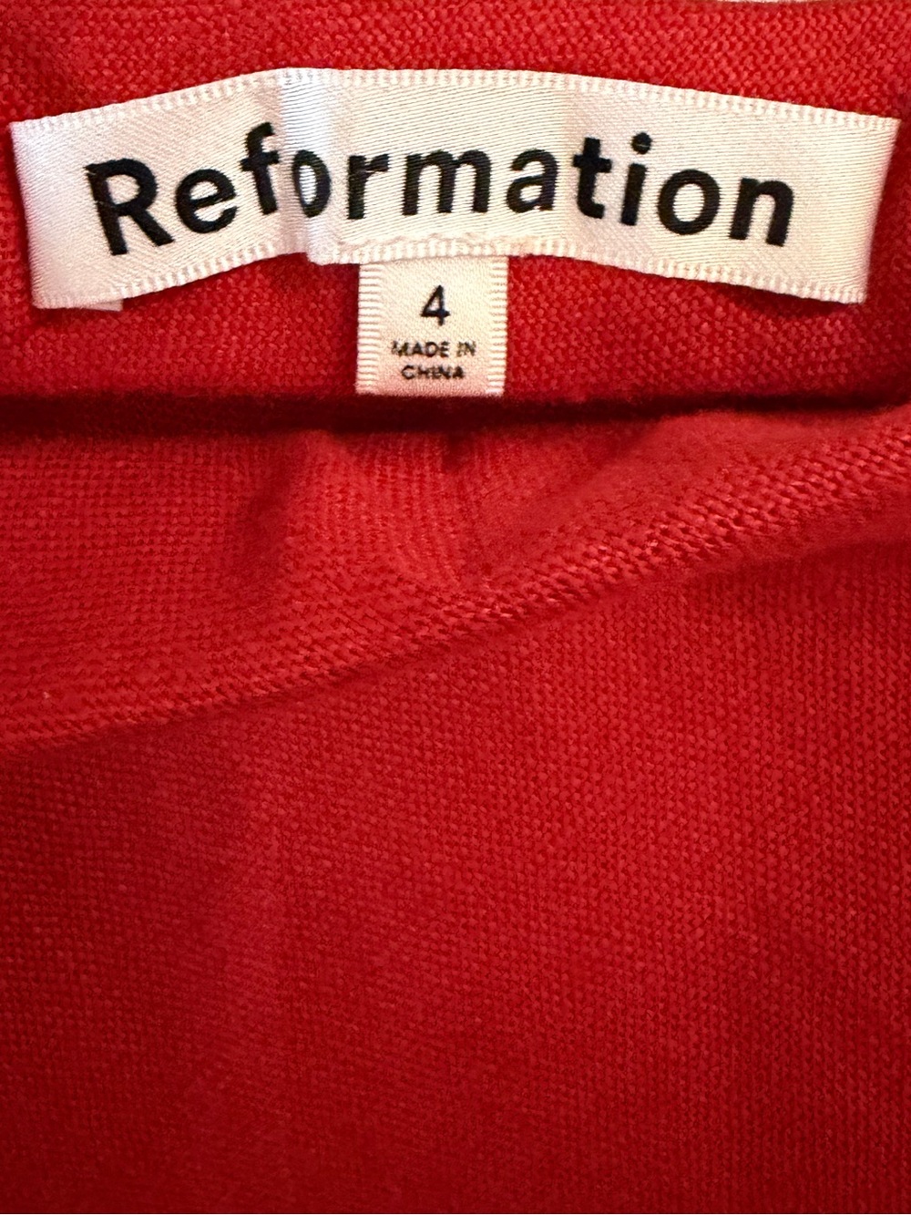 Reformation Red Flowing Maxi Skirt - Picture 4 of 8